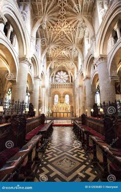 Interior of Christ Church, Oxford Editorial Image - Image of oxford ...