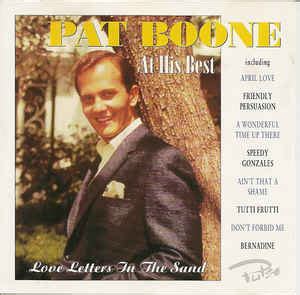 Pat Boone – Love Letters In The Sand - Pat Boone At His Best (1997, CD ...