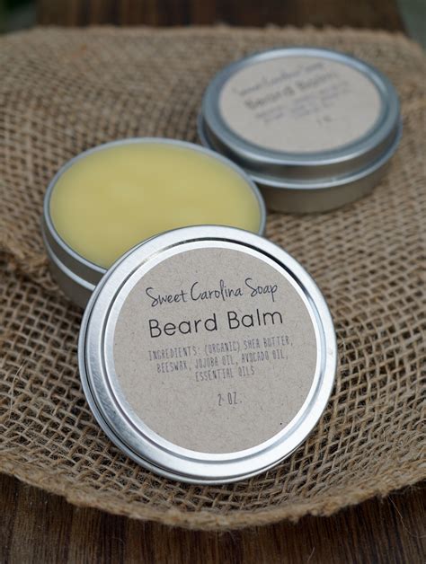 www.sweetcarolinasoap.com Handmade, organic beard balm | Organic beard balm, Beard balm ...