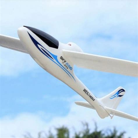 WLtoys Sky King 2.4G RC Airplane 750mm Wingspan With Led - Blue | Sky ...