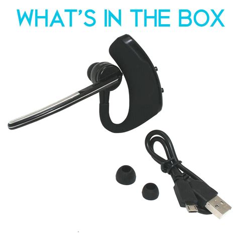 Noise Cancelling Bluetooth Headset Handsfree With Mic For Truckers ...