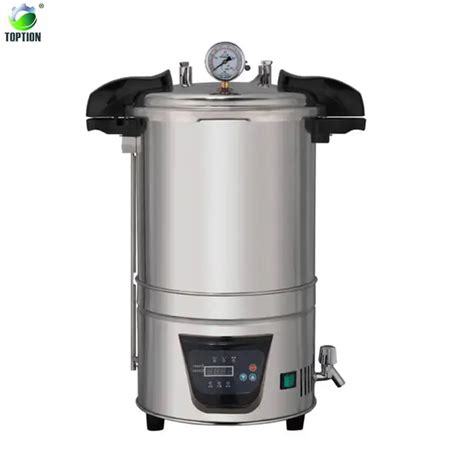 18L Laboratory Portable Type Stainless Steel Steam Sterilizer Autoclave Lab Electric High ...