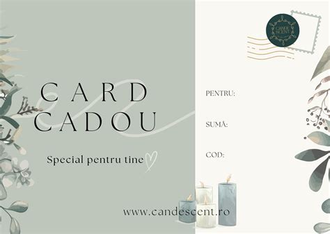 Card Cadou - Candescent.ro