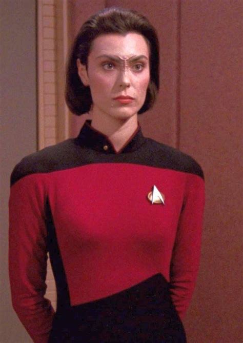 Michelle Forbes as Ensign Roe on TNG | Star trek cosplay, Star trek tv ...