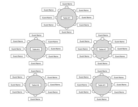 +15 Wedding Table Plan Template Free Uk 2022