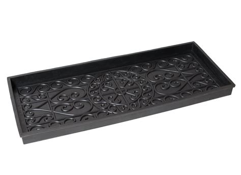 BirdRock Home Rubber Boot Tray | 34 inch Decorative Boot Tray ...