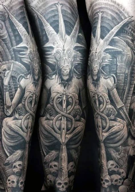 50 Baphomet Tattoo Designs For Men - Dark Ink Ideas