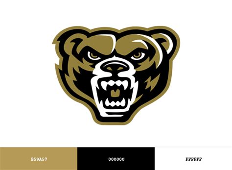 Oakland Golden Grizzlies Brand Color Codes » BrandColorCode.com