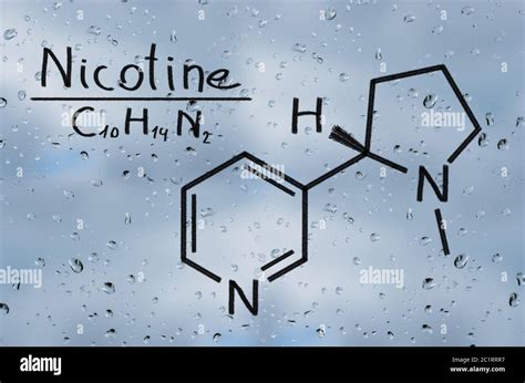 Nicotine molecule hi-res stock photography and images - Alamy