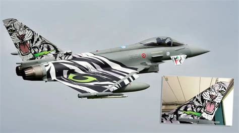 Italian Air Force Unveils Eurofighter Typhoon In Tiger Theme Special ...