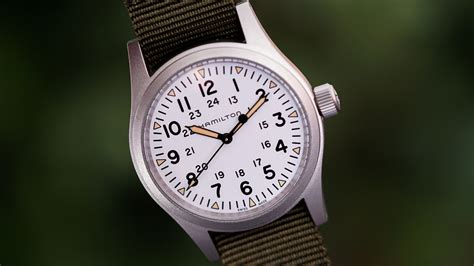 Hamilton Khaki Field Mechanical White Dial Watch | aBlogtoWatch