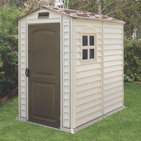 DuraMax 4ft x 6ft StorePro Vinyl Storage Shed w/ Floor