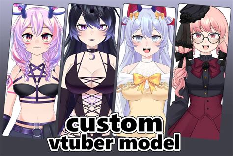 Vtuber Model Custom LIVE2D Vtuber Commission Vtuber Design - Etsy