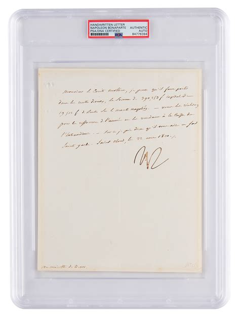 Napoleon Letter Signed | RR Auction