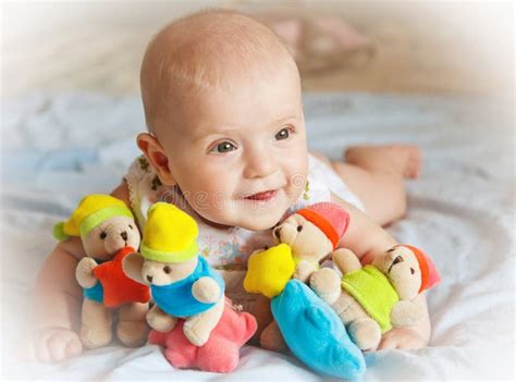 Baby Girl Playing With Toys Stock Photography - Image: 26303732