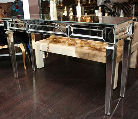 Neoclassical Modern Mirrored Console Table For Sale at 1stDibs ...