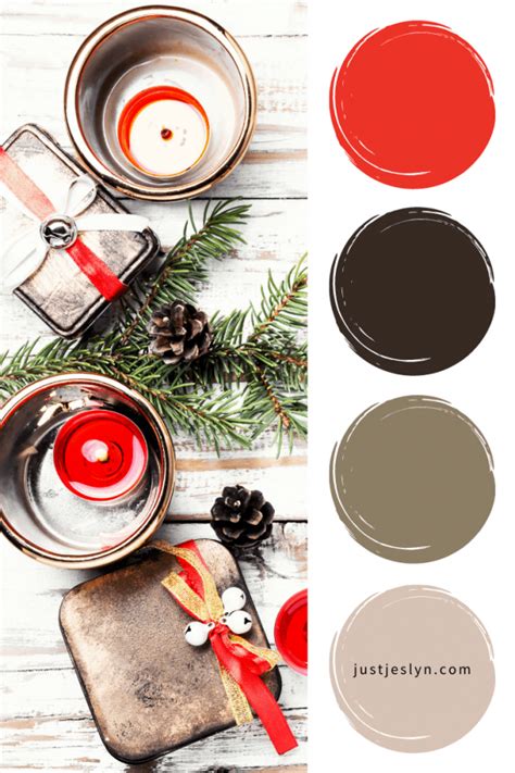 25 Unique Christmas Color Palettes (2023) - Just Jes Lyn