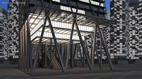 Leadenhall Building Night Glow 3D Model $139 - .3ds .blend .c4d .fbx ...