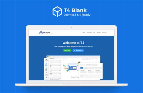 HOT: T4 Framework - The all new modern and flexible Joomla template framework Preview is ...