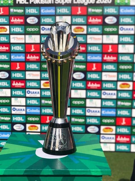 PSL 2020 trophy unveiled at Karachi's National Stadium - Sport - DAWN.COM