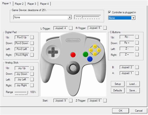 N64 Controller Buttons