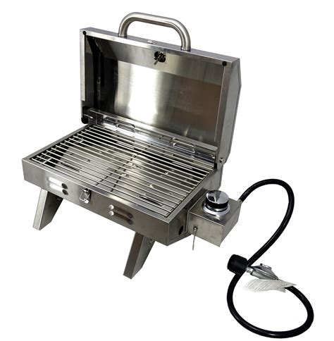 Buy Portable Stainless Steel BBQ - Single Burner Barbecue Grill at ...