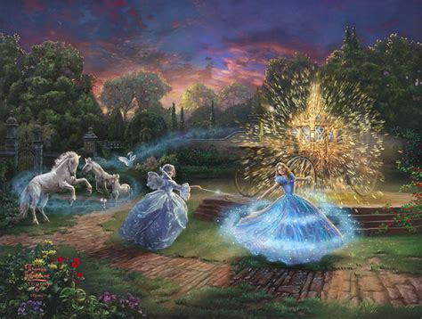 Les incroyables peintures Disney ultra-détaillées de Thomas Kinkade ...