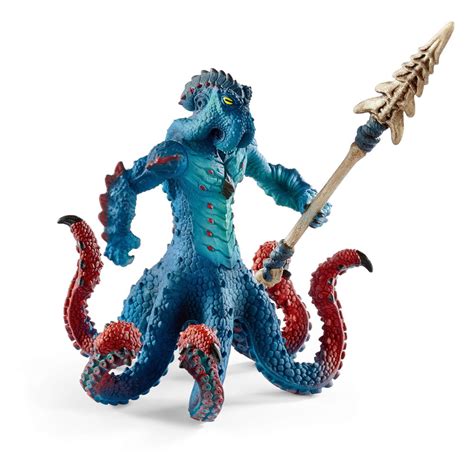 SCHLEICH Eldrador Monster Kraken Toy Figure with Weapon (42449 ...