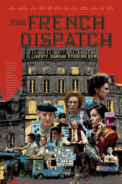 The French Dispatch Wes Anderson Movie Poster #21 | ubicaciondepersonas ...