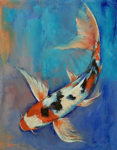 "Sanke Butterfly Koi" by Michael Creese | Redbubble