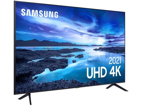 Smart TV 50” Crystal 4K Samsung 50AU7700 - Wi-Fi Bluetooth HDR Alexa ...