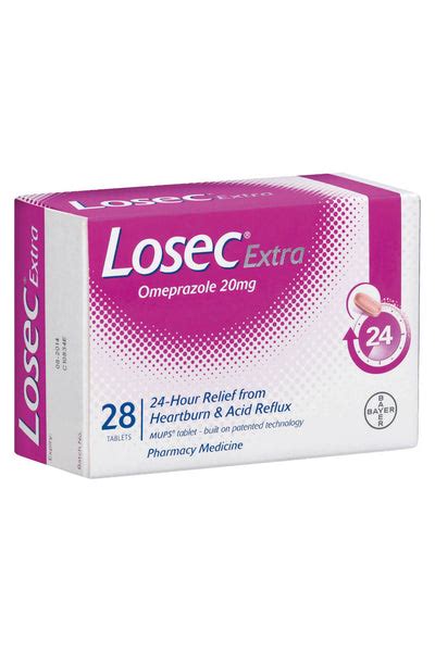 LOSEC Extra 20mg 28tabs | Life Pharmacy St Lukes