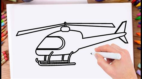 How to Draw Helicopter Step by Step Drawing Helicopter Easy and Simple ...