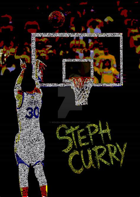 Steph Curry 3 points by WenzdayNewEra on DeviantArt