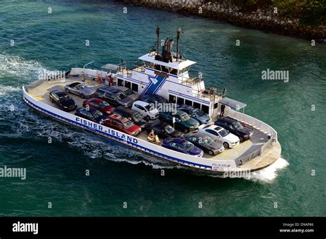 Fisher island car ferry miami hi-res stock photography and images - Alamy