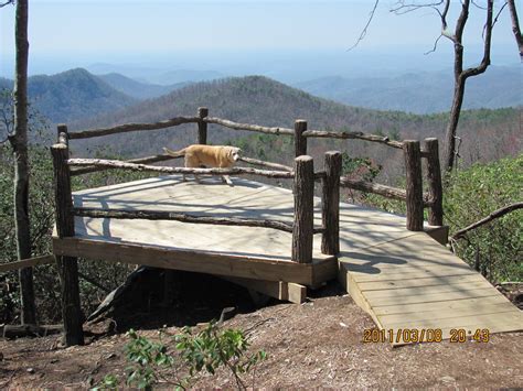 Hiking--Canoeing--Backpacking--Camping--Living: New viewing platform on Sassafras Mountain!