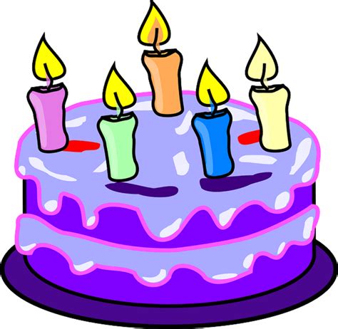 Download High Quality birthday cake clipart purple Transparent PNG ...