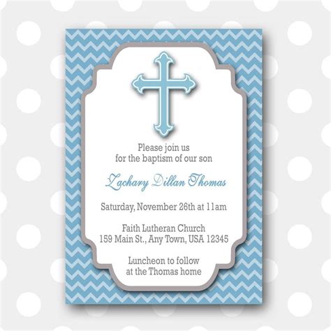 Baptism Invitations Templates