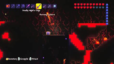 Terraria Xbox Underworld Bridge 74 - YouTube