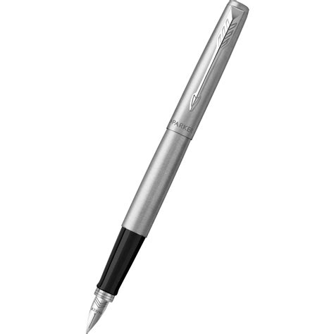 Parker Jotter Fountain Pen - Chrome Trim - Stainless Steel – Pen Boutique Ltd