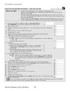 Fillable Social Security Benefits Worksheet - Fillable Form 2024