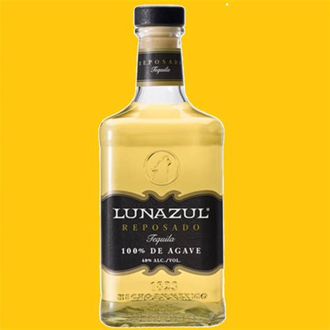 Download Lunazul Blanco Tequila Yellow Background Wallpaper | Wallpapers.com