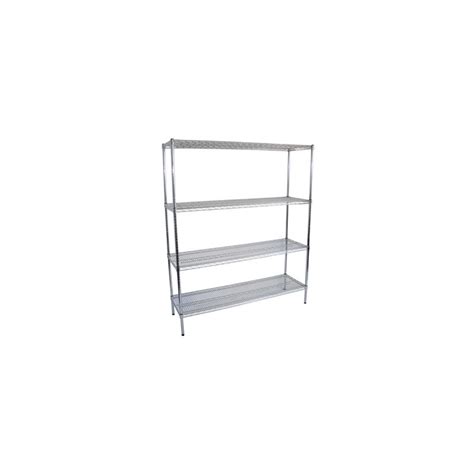 Chrome Plated Cool Room Shelves , Dry Storage Shelves 1060 x 455 x 1800