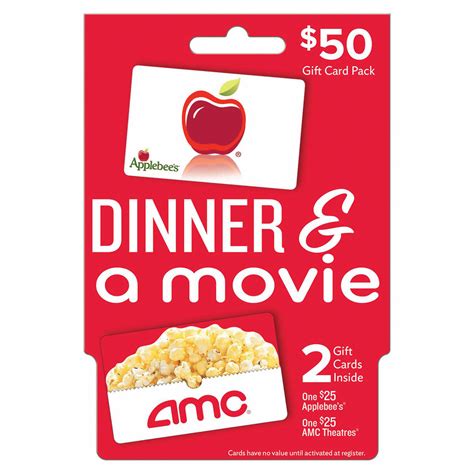 $50 Dinner and a Movie Gift Card Pack - BJ's Wholesale Club