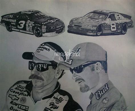 Dale Earnhardt Sketch at PaintingValley.com | Explore collection of Dale Earnhardt Sketch