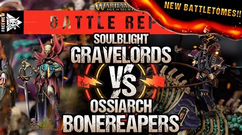 **NEW BATTLETOMES** Soulblight Gravelords vs Ossiarch Bonereapers | Age of Sigmar Battle Report ...