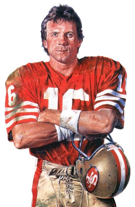 Joe Montana, SF 49ers by Merv Corning. | Nfl football 49ers, Joe ...