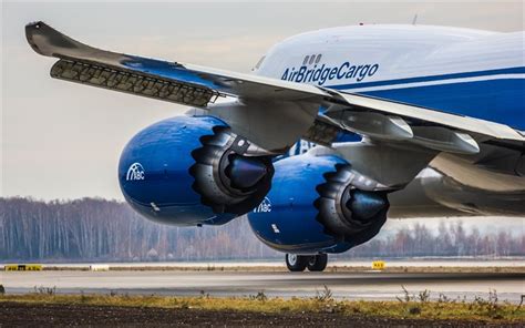 Download wallpapers Boeing 747-800, AirBridgeCargo Airlines, Boeing 747, cargo plane, plane take ...