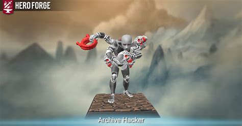 Archive Hacker - made with Hero Forge