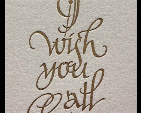 8x10 Shakespeare Quotation in Letterpressed Calligraphy | Etsy